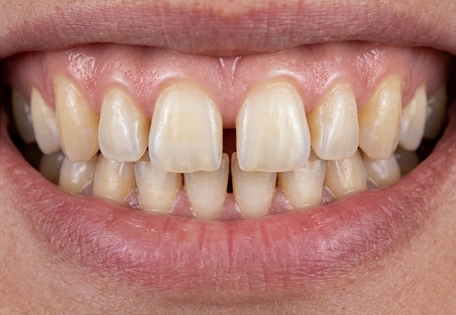 Sonrisa antes del tratamiento