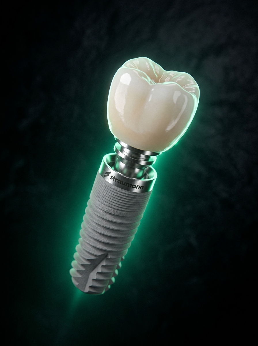 Implante dental Straumann de titanio